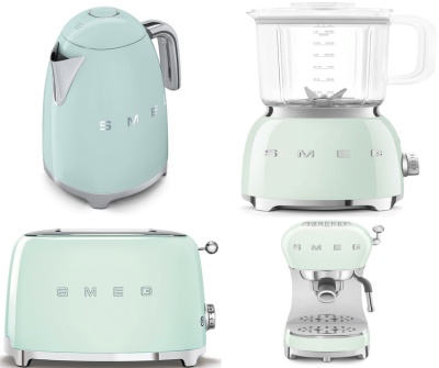 Детальное фото товара: Smeg KLF03PGEU + TSF01PGEU + ECF02PGEU + BLF03PGEU + HMF01PGEU + CJF11PGEU
