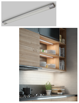 Фото товара: Domus Line Mood HE TDM светодиодный светильник 800x40х17мм, 7 Вт, алюминий, свет натуральный