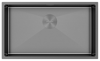 Фото товара: Paulmark NEXT 74 UNI, мойка, нержавеющая сталь, вороненая сталь