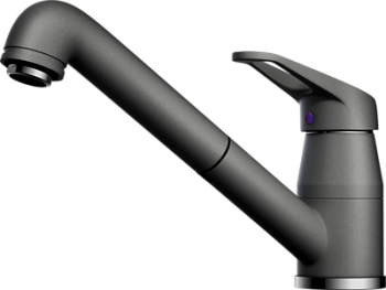 Фото товара: Omoikiri Tateyama-S-PL, смеситель, гранит, платина