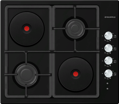 Детальное фото товара: Maunfeld EEHE.64.5EB/KG комбинированная поверхность