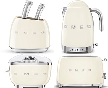 Фото товара: Smeg KLF04CREU + TSF01CREU + EGF03CREU + BLF03CREU + HBF03CREU + HMF01CREU + CJF11CREU + KBSF02CR