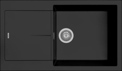Детальное фото товара: Rivelato LUMO LM-8650 nero, мойка, гранит, черный