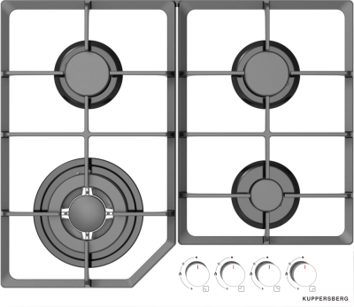 Детальное фото товара: Kuppersberg FG 60 W газовая поверхность