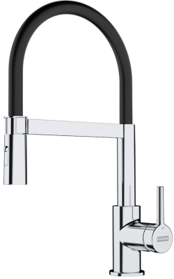 Фото товара: Franke Lina Semi-pro, смеситель, хром/черный