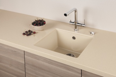 Детальное фото товара: Schock Quadro 50U, мойка, гранит, альпина