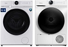 Midea стирка MF200D80WBS/W-RU + сушка MD200D90WB/W-RU + соед.эл MSKK-W01