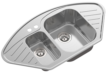 Фото товара: Oulin OL-310 (F&P), мойка, нержавеющая сталь сатин