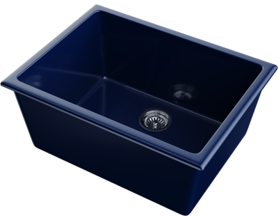 Детальное фото товара: Omoikiri Okinoshima 61-U/I-IB Glossy, мойка, керамика, indigo blue
