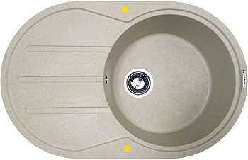Фото товара: Zigmund & Shtain KREIS OV 770B, мойка, речной песок
