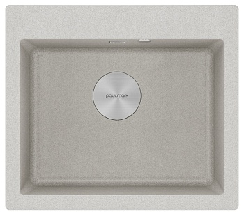 Фото товара: Paulmark KANTE 60, мойка, гранит, серый