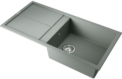 Детальное фото товара: Omoikiri Sumi 100A-WG, мойка, керамика, ветреный зеленый