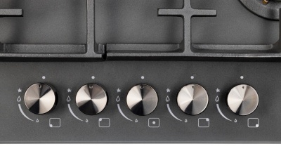 Детальное фото товара: HIBERG VM 7255 B газовая поверхность