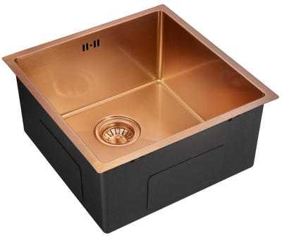 Детальное фото товара: Emar EMB-112 PVD Nano Coppery, мойка, нержавеющая сталь, медь