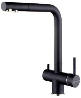 Детальное фото товара: Paulmark SKALEN, смеситель, гранит, черный металлик