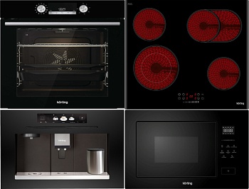 Фото товара: KORTING HK 62550 B + OKB 8921 ESN + KMI 827 GN + KCM 9830 BCG