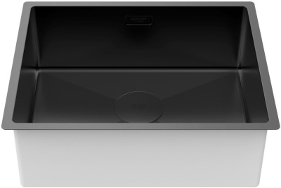 Детальное фото товара: Paulmark NEXT 54 UNI, мойка, нержавеющая сталь, матовый черный