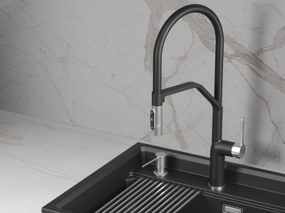 Детальное фото товара: GRANULA 9012 смеситель, гранит, шварц