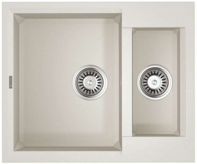 Omoikiri Sakaime 60-2-WH, мойка, гранит, белый Omoikiri Sakaime 60-2-WH, мойка, гранит, белый