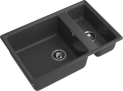 Детальное фото товара: GranFest LEVEL GF-LV-760K, мойка, мрамор, графит