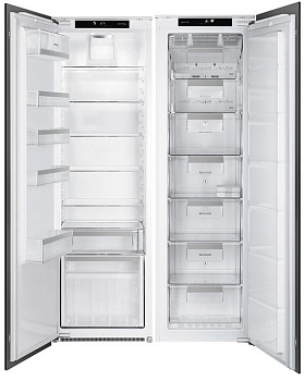 Фото товара: Smeg холодильник S8L174D3E + морозильник S8F174DNE