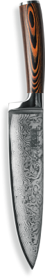 Детальное фото товара: Omoikiri Damascus Suminagashi нож "Шеф", 203 мм