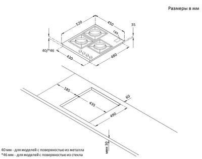 Схема встраивания
