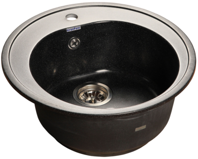 Детальное фото товара: GranFest RONDO GF-R-510, мойка, мрамор, черный