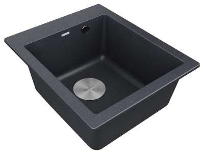 Paulmark KANTE 40, мойка, гранит, графит Детальное фото товара: Paulmark KANTE 40, мойка, гранит, графит