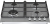 Gorenje GW641XHF Детальное фото товара: Gorenje GW641XHF газовая поверхность