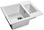 Фото товара: GranFest QUADRO GF-Q-610 K, мойка, мрамор, иней