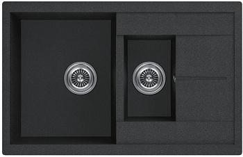 Фото товара: KUCHENSTERN FLUG 60-2, мойка, гранит, антрацит