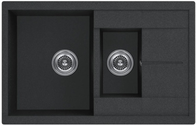 Фото товара: KUCHENSTERN FLUG 60-2, мойка, гранит, антрацит