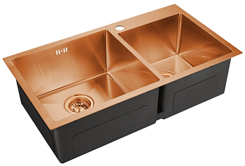 Фото товара: Emar EMB-210 PVD Nano Coppery, мойка, нержавеющая сталь, медь