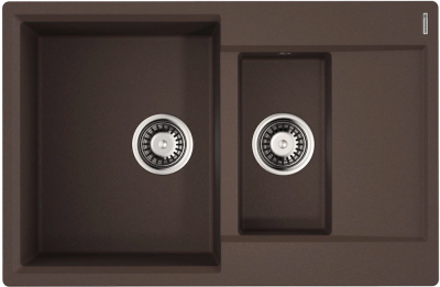 Omoikiri Daisen 78-2T-DC, мойка, гранит, темный шоколад Omoikiri Daisen 78-2T-DC, мойка, гранит, темный шоколад