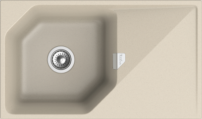 Rivelato LOCUS LS-85 beige scuro, мойка, гранит, темно-бежевый