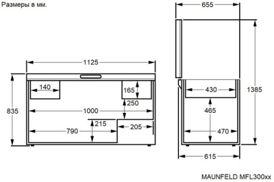 Детальное фото товара: Maunfeld MFL300GR