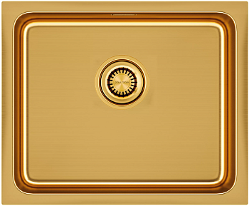 Фото товара: Paulmark VISTA 54, мойка, нержавеющая сталь, брашированное золото