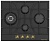 Фото товара: Kuppersberg FS 610 Ant Bronze газовая поверхность