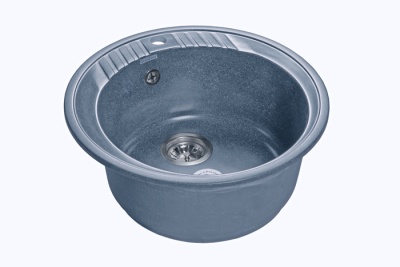 Детальное фото товара: GranFest RONDO GF-R-520, мойка, мрамор, графит