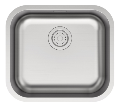 Paulmark VELLO 48 UNI, мойка, нержавеющая сталь брашированная