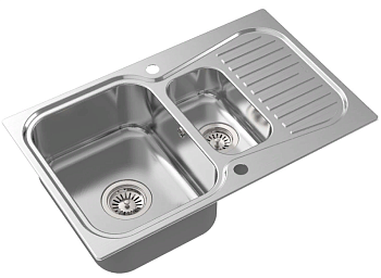 Фото товара: Oulin OL-359S (F&P), мойка, нержавеющая сталь сатин