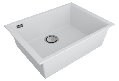 Paulmark NEO CLASSIC 60, мойка, гранит, белый Детальное фото товара: Paulmark NEO CLASSIC 60, мойка, гранит, белый