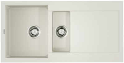 Omoikiri Sakaime 100-2-WH, мойка, гранит, белый