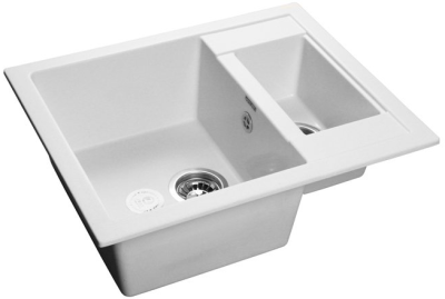 Детальное фото товара: GranFest QUADRO GF-Q-610 K, мойка, мрамор, иней