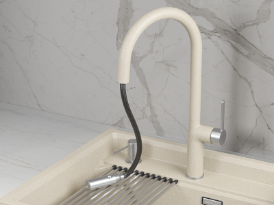 Детальное фото товара: GRANULA 9010 смеситель, гранит, пирит