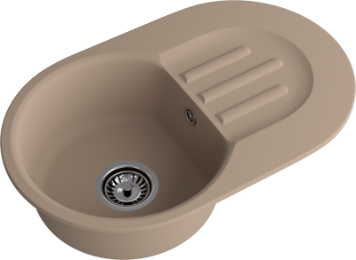 Детальное фото товара: ЭкоМ М-685, мойка, мрамор, песочный