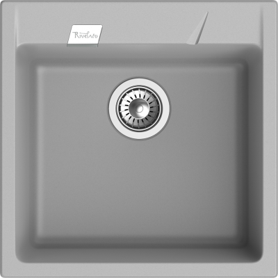 Rivelato RAUM RM-50 grigio metallizzato, мойка, гранит, серый металлик