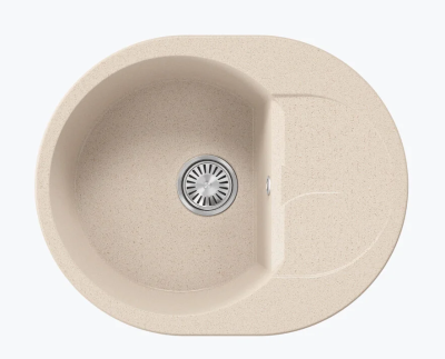 Polygran ATOL-620, мойка, мрамор, кремовый 327 Polygran ATOL-620, мойка, мрамор, кремовый 327