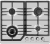 Детальное фото товара: Maunfeld EGHS.64.43CS/G газовая поверхность